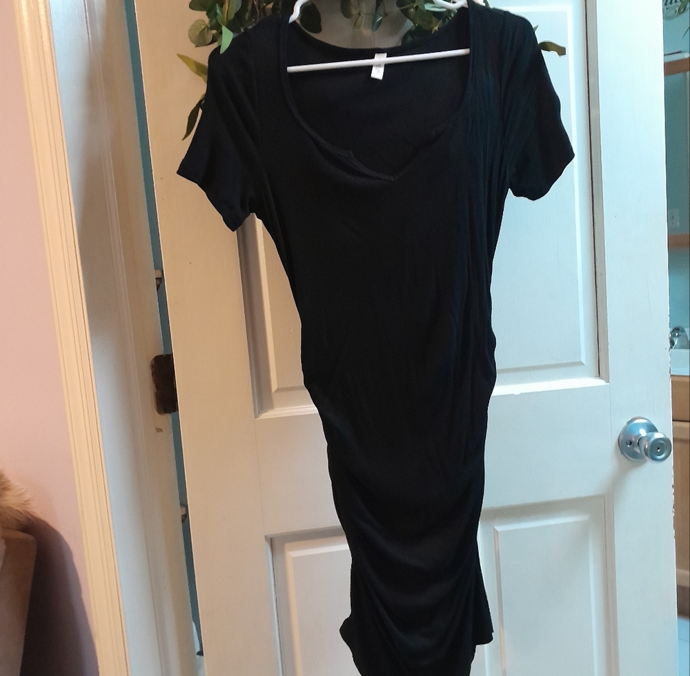 Midi cinched dress